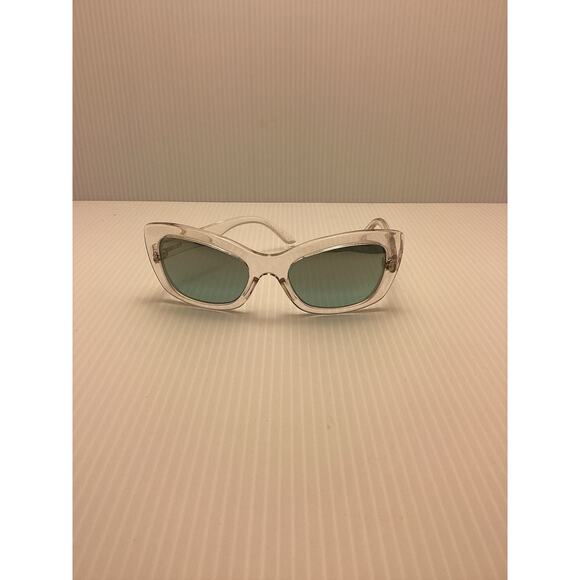 Prada Clear Cat Eye Sunglasses SPR 19M With Case - Picture 7 of 16